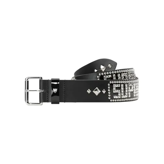 Supreme HTC Studded Belt 黒 XL Supreme x Hollywood Trading Co Studded Belt - Black Leather